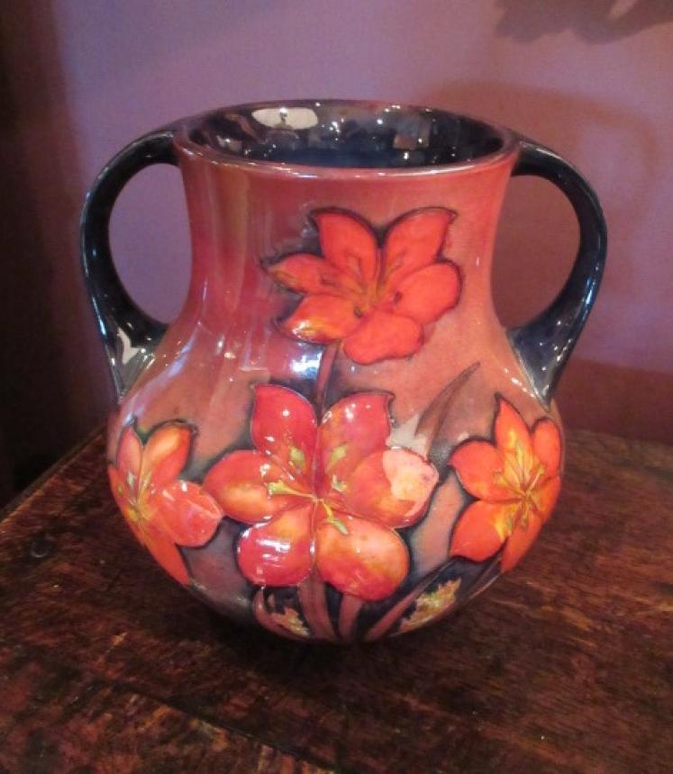 Moorcroft Freesia Flambe Twin Handled Vase - Image 3
