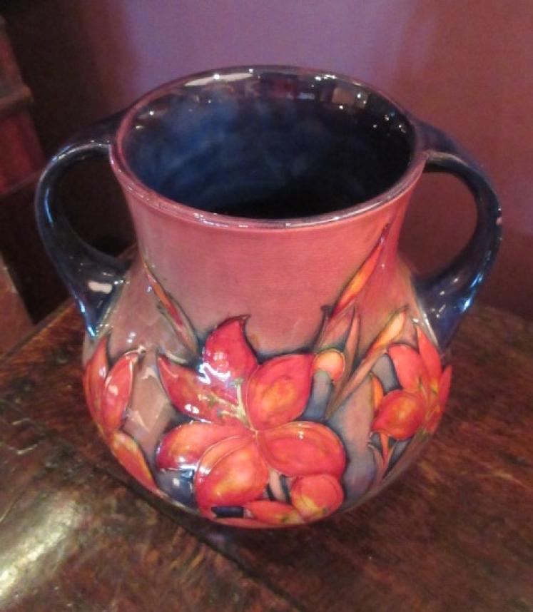 Moorcroft Freesia Flambe Twin Handled Vase - Image 5