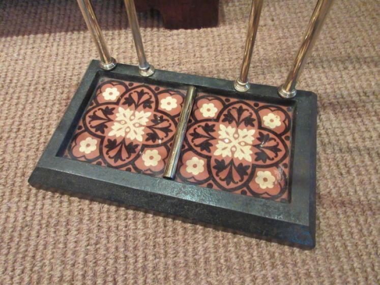 Art Nouveau Brass & Cast Iron Stick Stand - Image 2