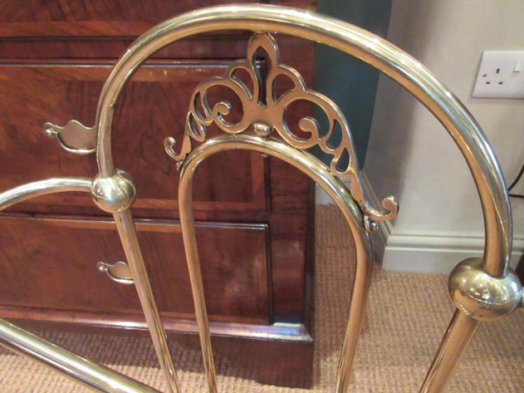 Art Nouveau Brass & Cast Iron Stick Stand - Image 3