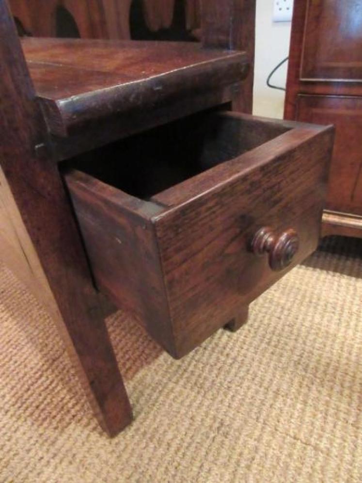 George II Period Chestnut Inglenook Settle - Image 3