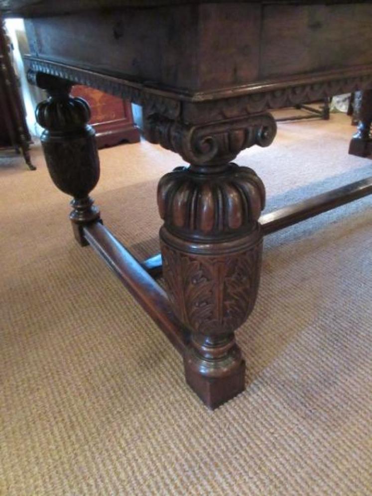 Stunning George II Period Oak Refectory Table - Image 4