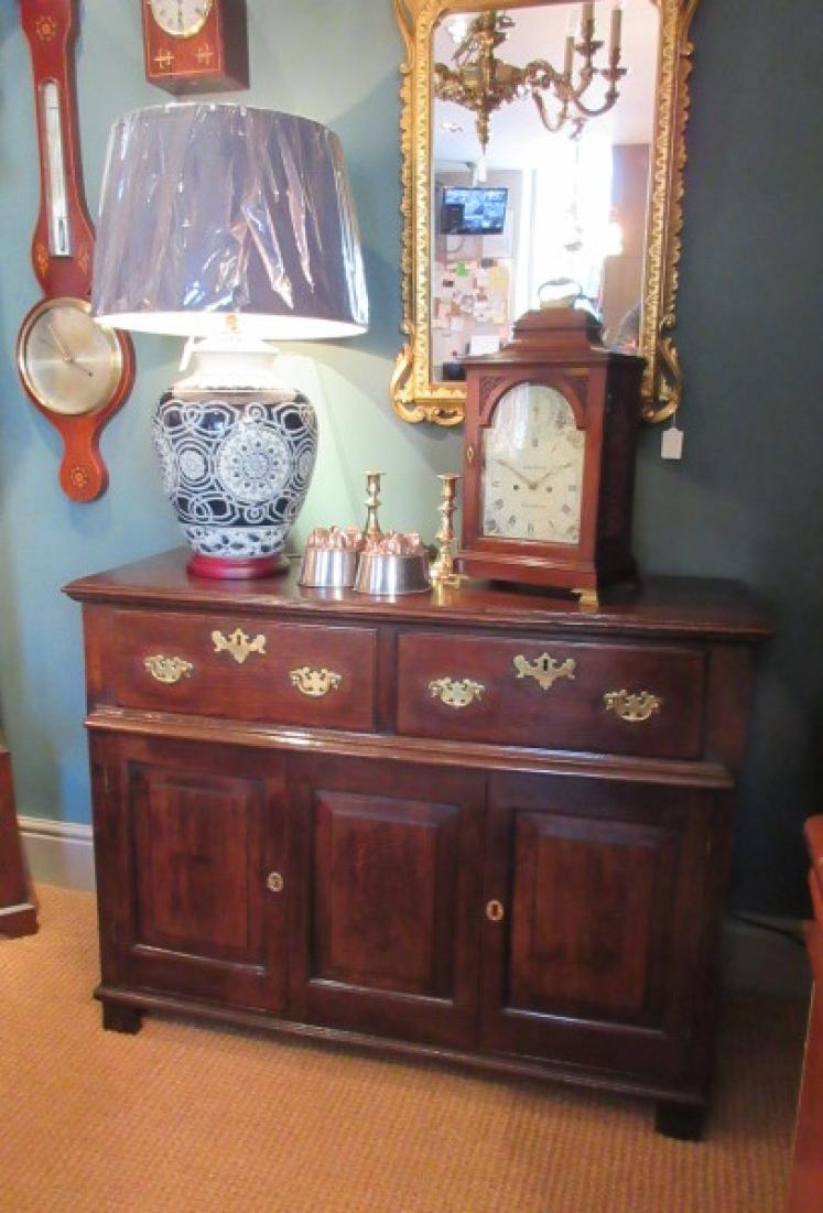 Small George II Period Oak Cupboard Dresser - Image 1