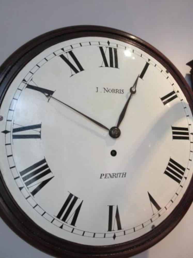 Mid 19th Century Single Fusee Wall Clock - Image 2