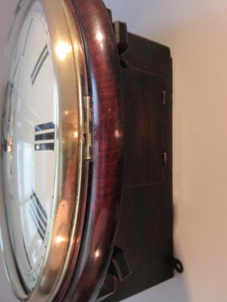 Mid 19th Century Single Fusee Wall Clock - Image 3