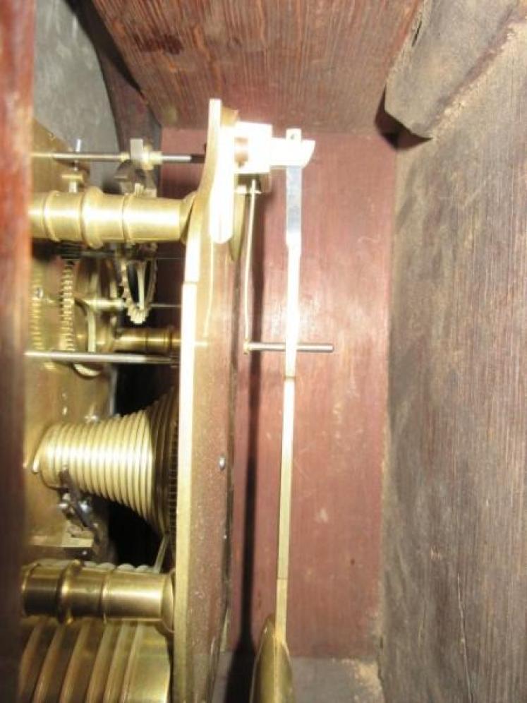 Mid 19th Century Single Fusee Wall Clock - Image 4