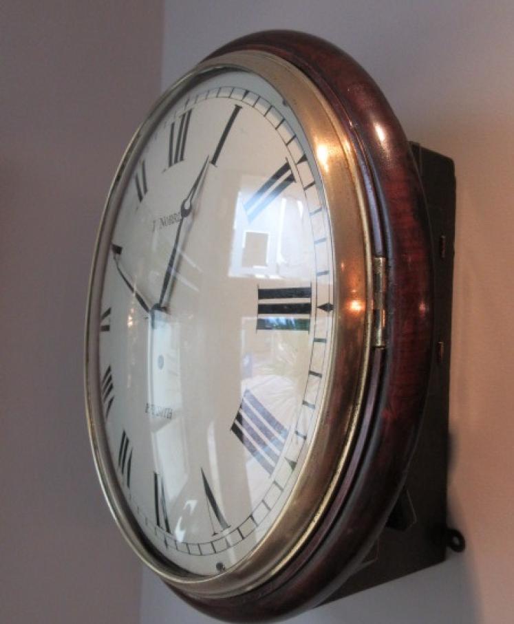 Mid 19th Century Single Fusee Wall Clock - Image 5