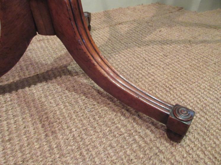 Early Victorian Mahogany Coat & Hat Hall Stand - Image 4