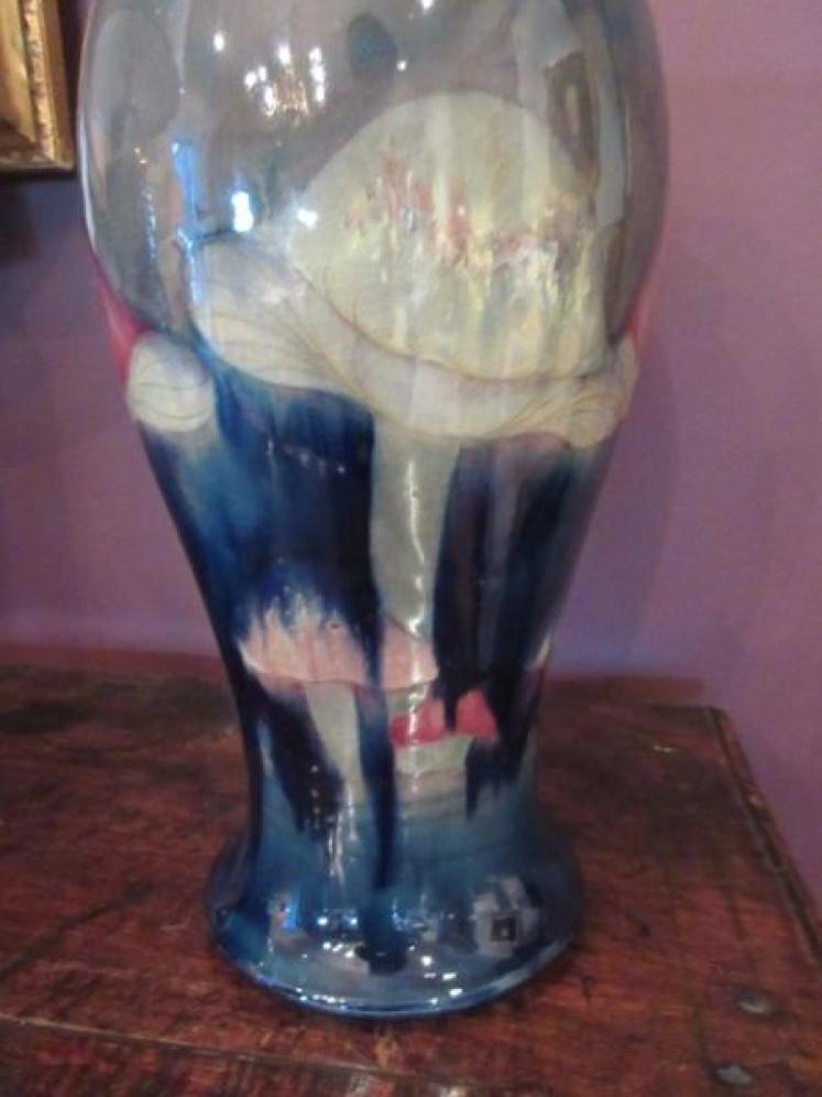 Large Moorcroft Claremont Baluster Shaped Vase - Image 5