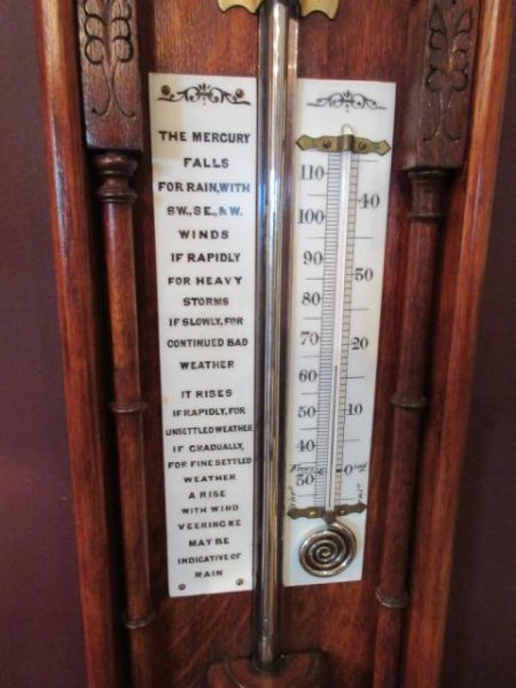 Late 19th Century Manchester Admiral Fitzroy Barometer - Image 3