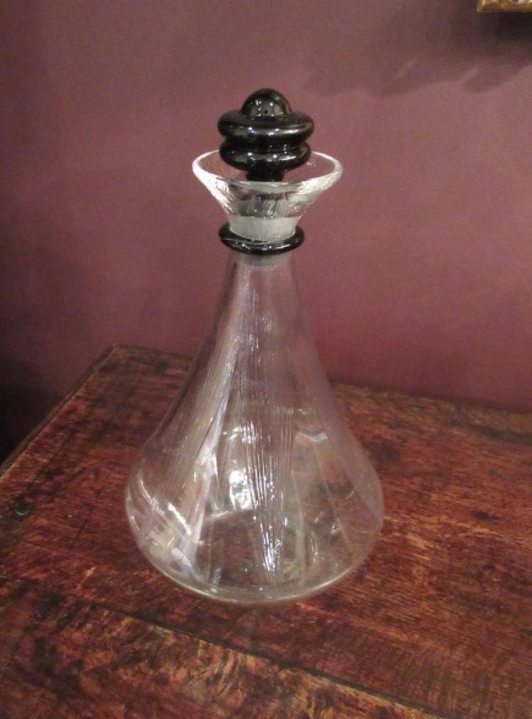 Rene Lalique 'Selestat' Clear Glass Decanter - Image 1