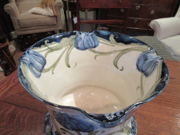 McIntyre Moorcroft Florian Ware Tulips Jardiniere - Image 5