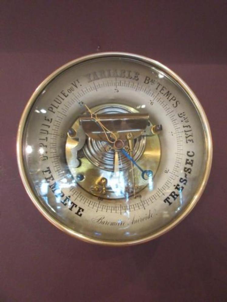 19th Century French Skeletonised Marine Barometer - Image 1