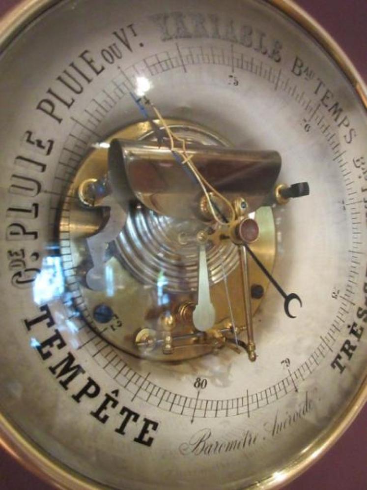 19th Century French Skeletonised Marine Barometer - Image 3