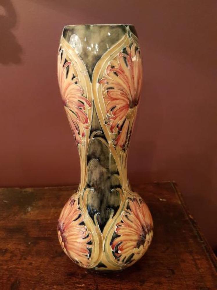 Early Moorcroft Cornflower Shaped Vase - Image 4