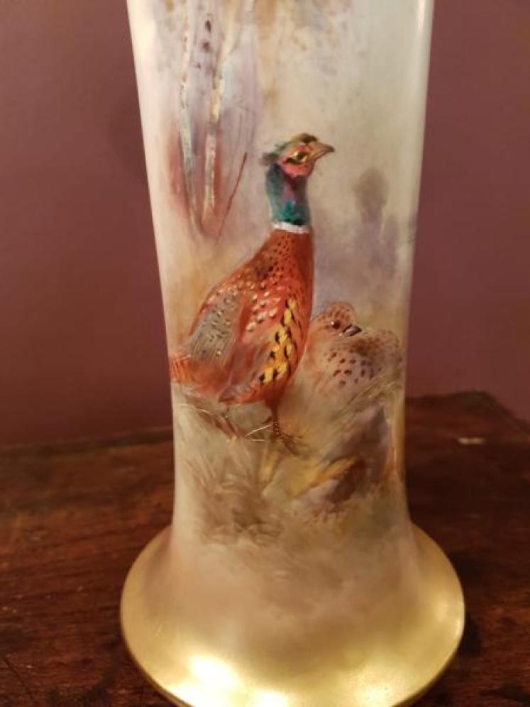 Royal Worcester James Stinton Vase - Image 2