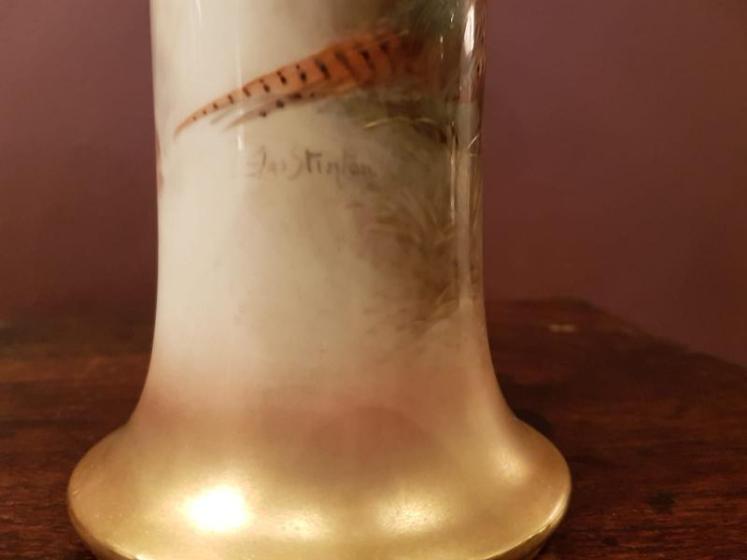 Royal Worcester James Stinton Vase - Image 5