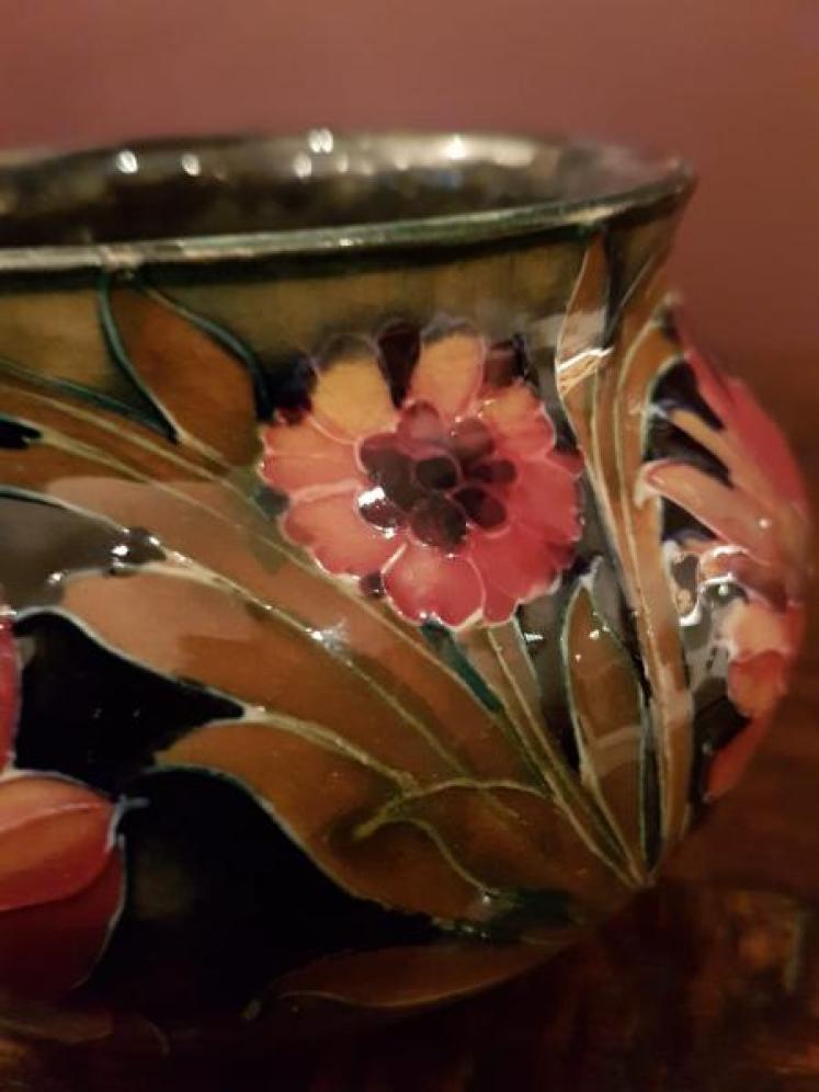 Early Moorcroft Spanish Pattern Vase - Image 4