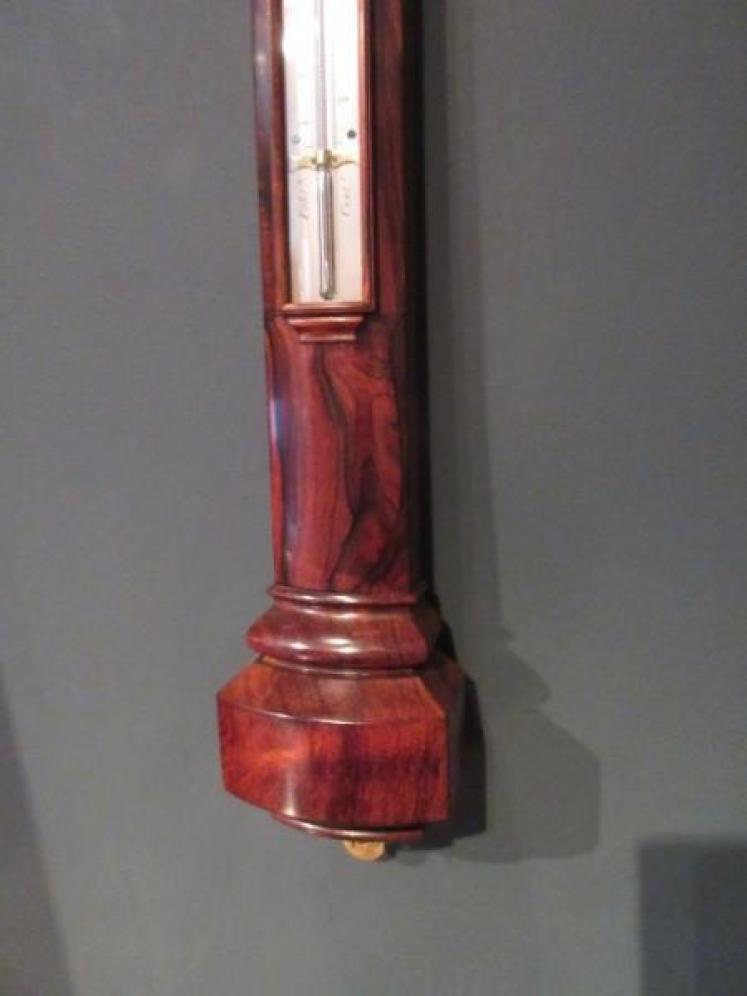 Fine Regency Period London Bow Fronted Stick Barometer - Image 4