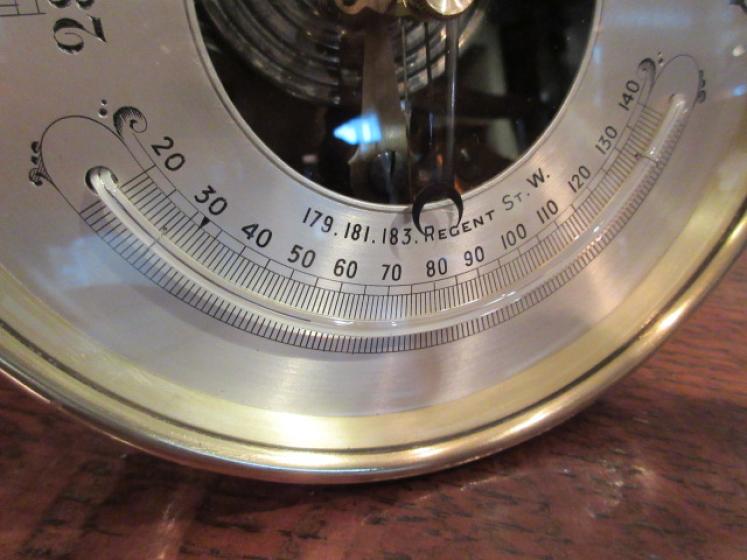 Superb Victorian Skeletonised Desktop Marine Barometer - Image 2