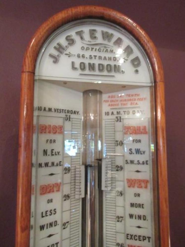 Superb Victorian 'Sea-Coast' London Stick Barometer - Image 2