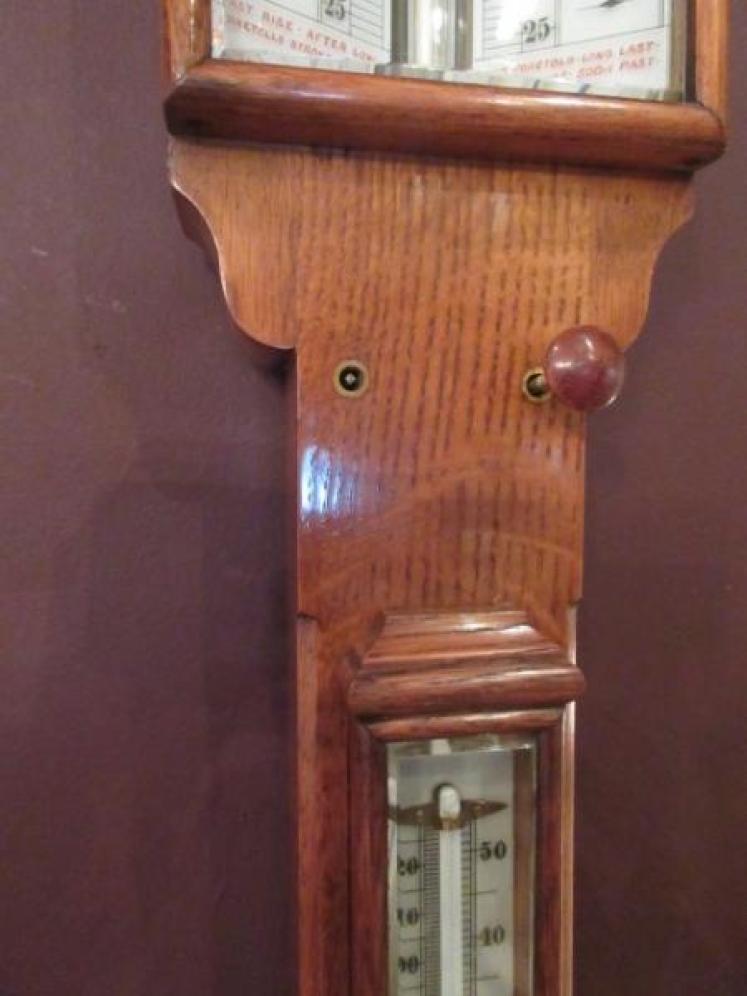 Superb Victorian 'Sea-Coast' London Stick Barometer - Image 3