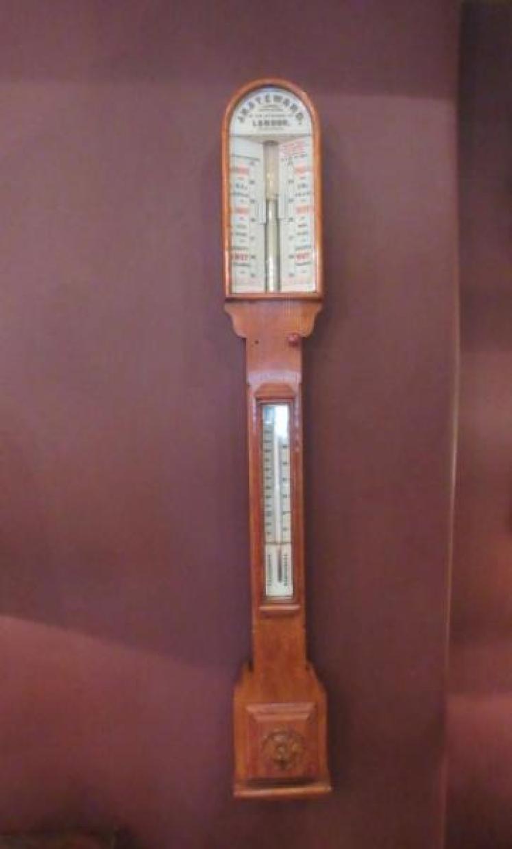 Superb Victorian 'Sea-Coast' London Stick Barometer - Image 5