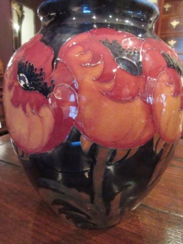 Large Moorcroft Big Poppy Vase.c.1920 - Image 2
