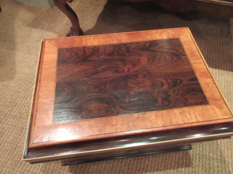 Regency Period Rosewood & Satinwood Inlaid Chest - Image 2