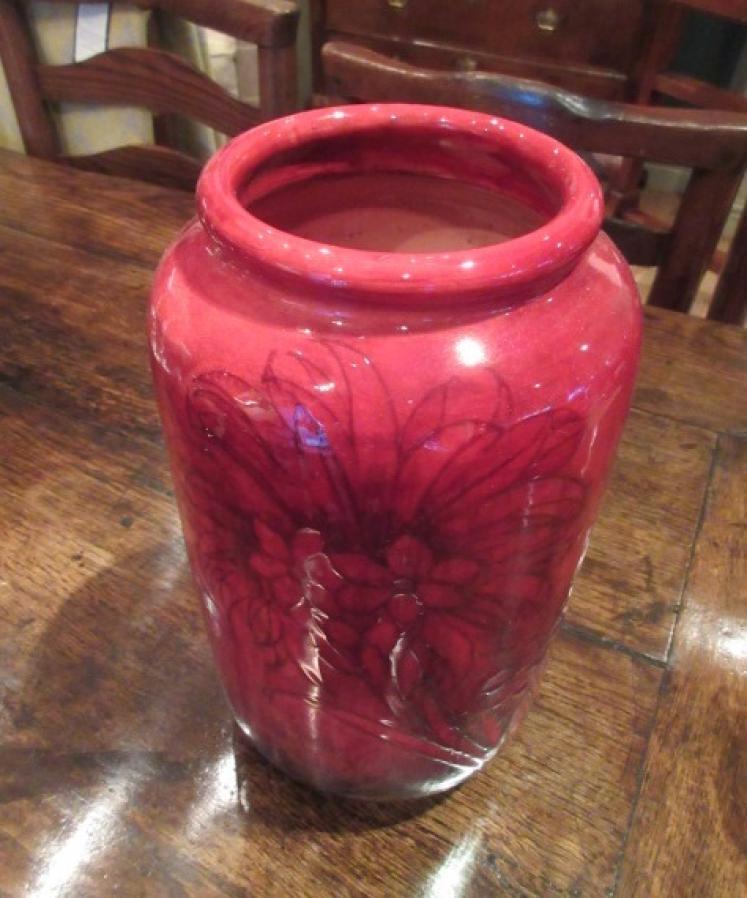 Moorcroft Cornflower Flambe Glazed Exhibition Vase - Image 3