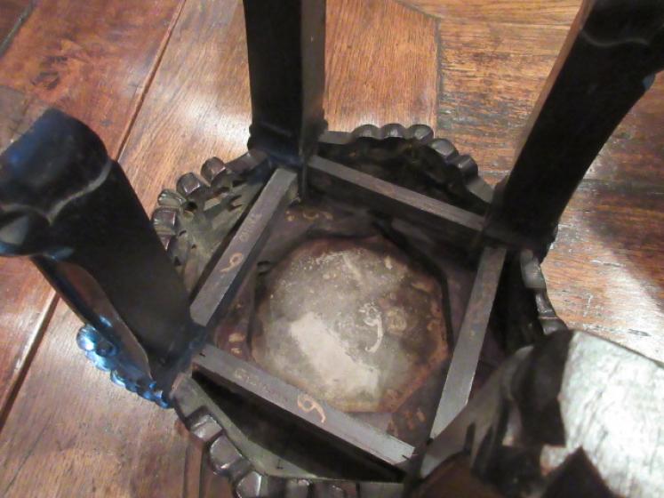 19th Century Oriental Hardwood Plant Stand - Image 4