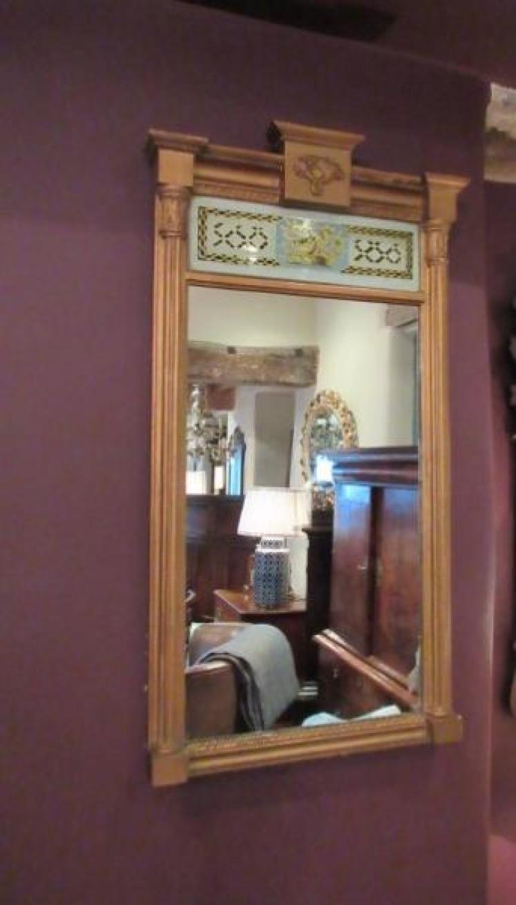 Regency Period Timber & Plaster Gilt Mirror - Image 1
