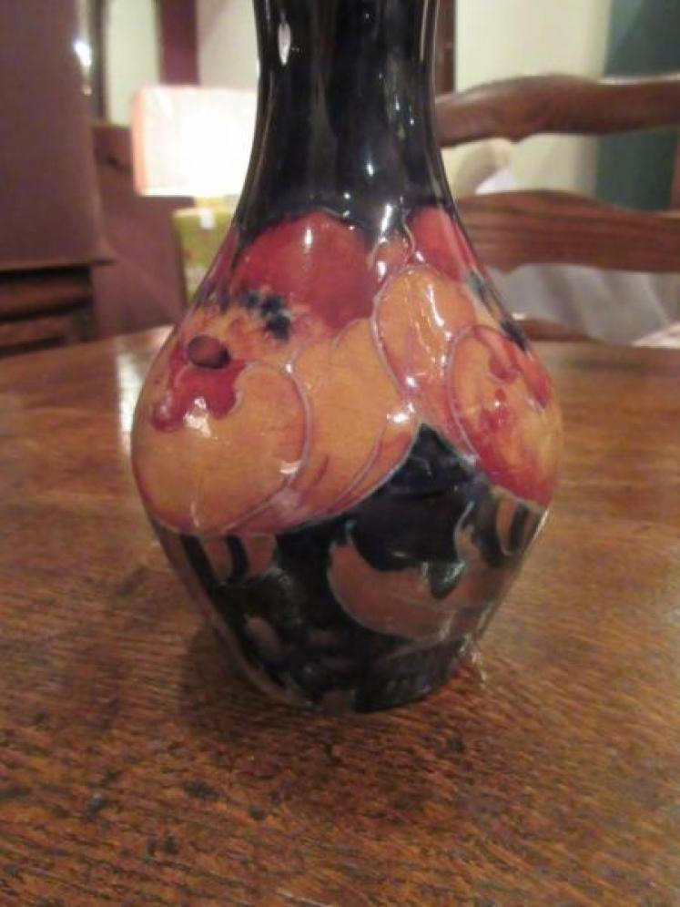 Early Moorcroft Big Poppy Vase - Image 3