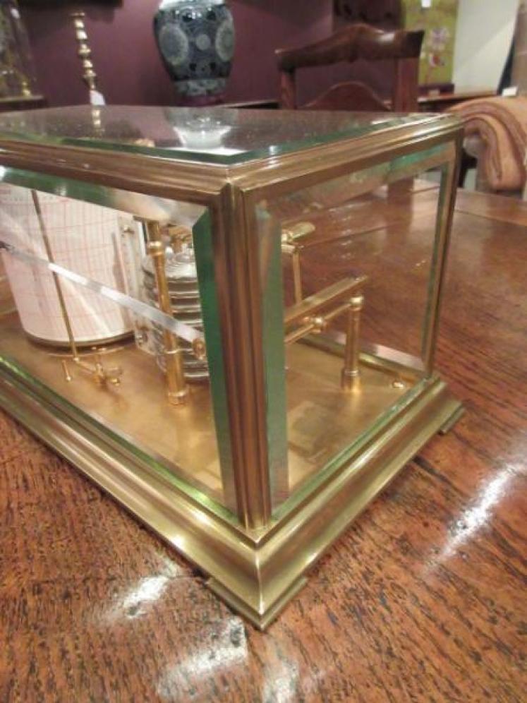 Top Quality Victorian Gilt Brass Barograph - Image 5