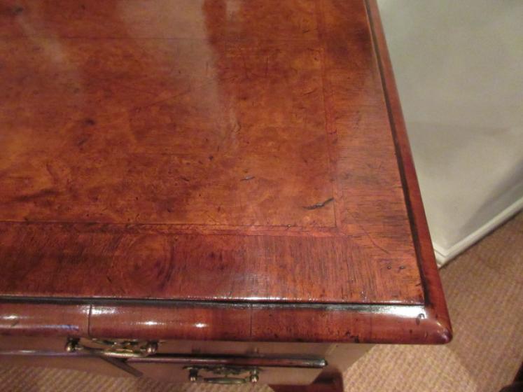 Superb George III Period Figured Walnut Lowboy - Image 4