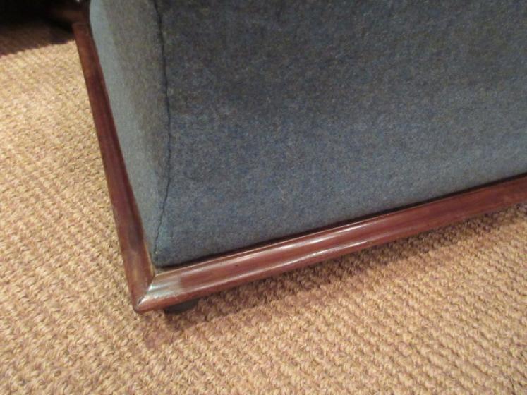 Mid Victorian Upholstered Shaped Ottoman - Image 5