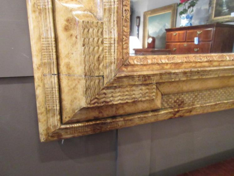 Impressive Mid Victorian Simulated Tortoiseshell Mirror - Image 2