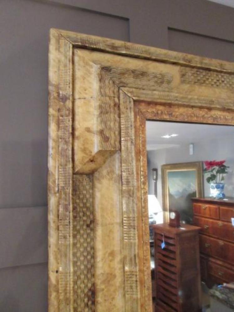 Impressive Mid Victorian Simulated Tortoiseshell Mirror - Image 3