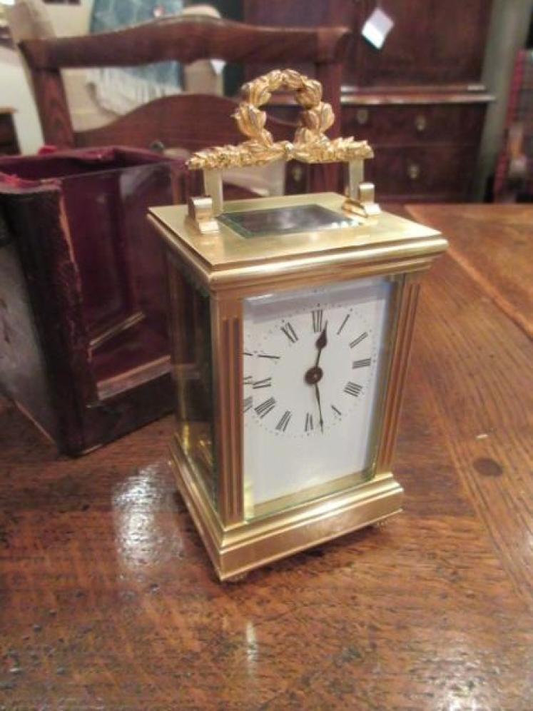 Fine 19th Century Gilt Brass Cased Carriage Clock - Image 2