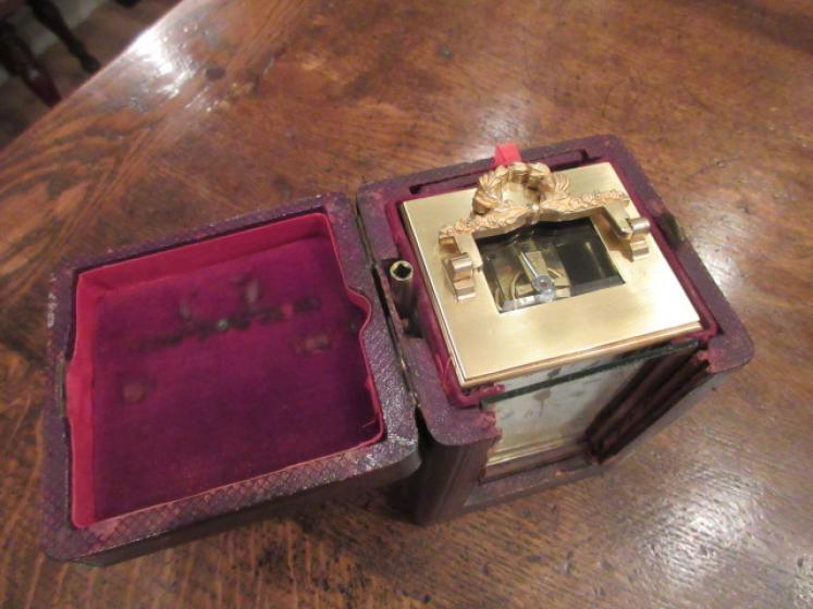 Fine 19th Century Gilt Brass Cased Carriage Clock - Image 4