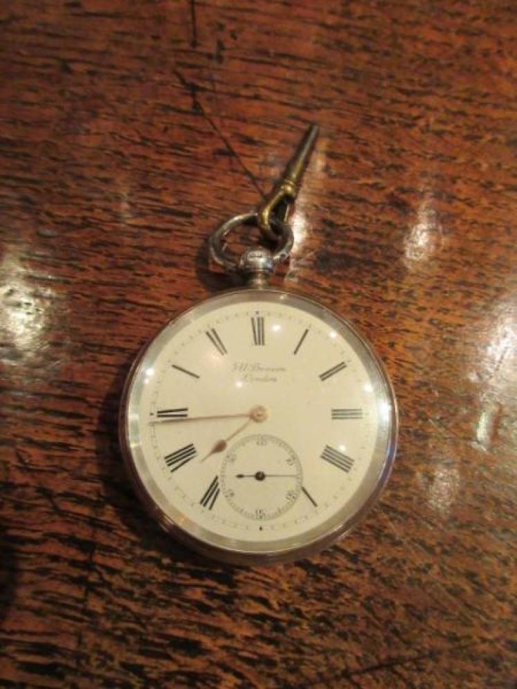 Victorian Solid Silver Benson of London Pocket Watch - Image 1