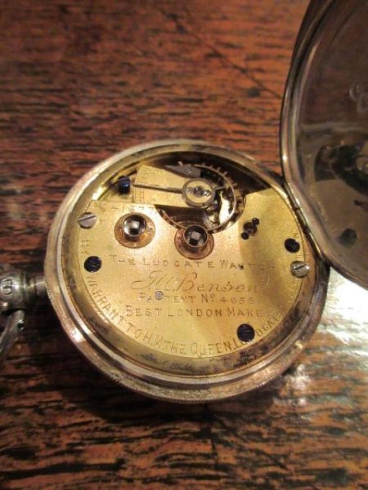 Victorian Solid Silver Benson of London Pocket Watch - Image 4