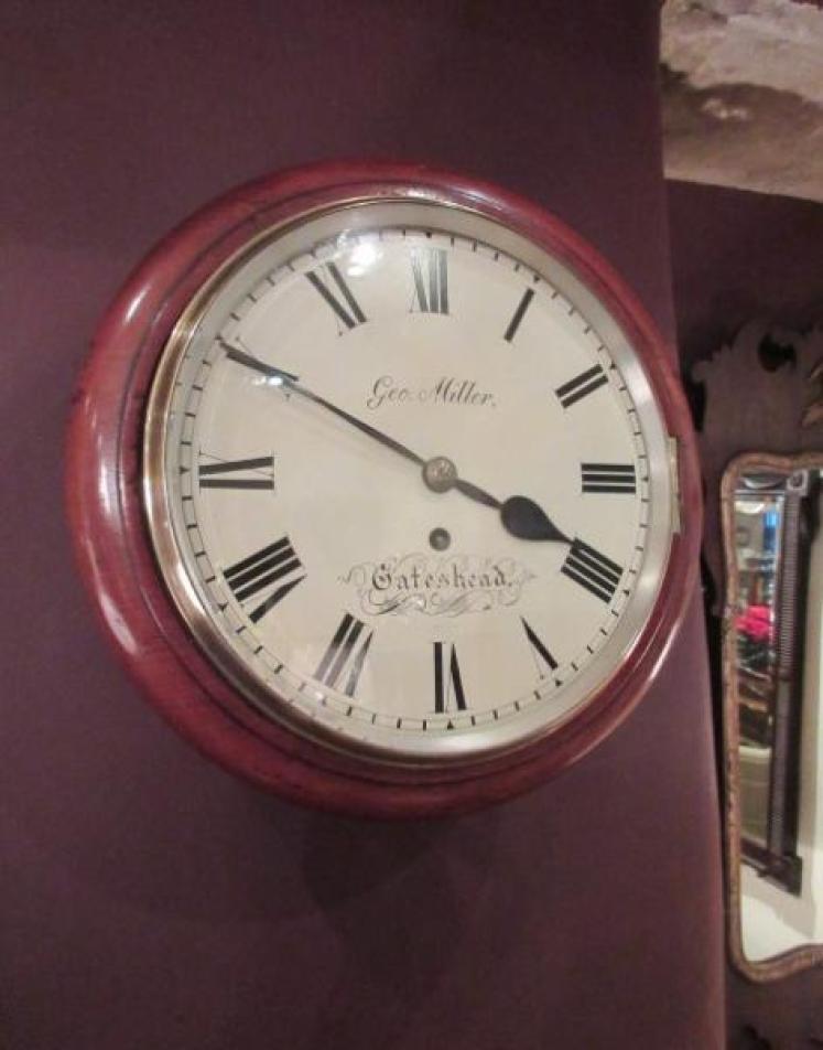 Top Quality Mid Victorian Fusee 10" Dial Wall Clock - Image 1