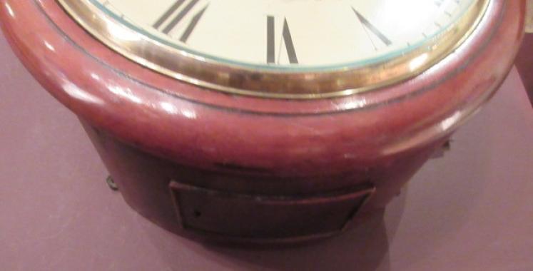 Top Quality Mid Victorian Fusee 10" Dial Wall Clock - Image 5