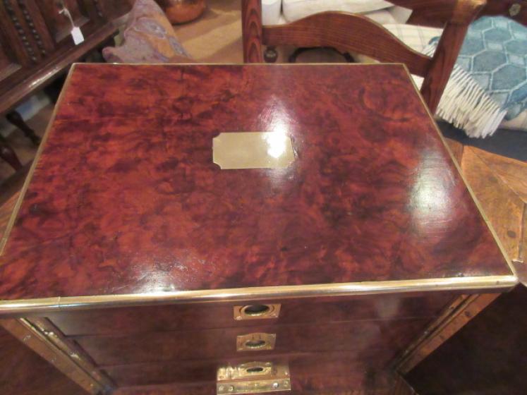Early Victorian Burr Walnut Collector's Box - Image 2