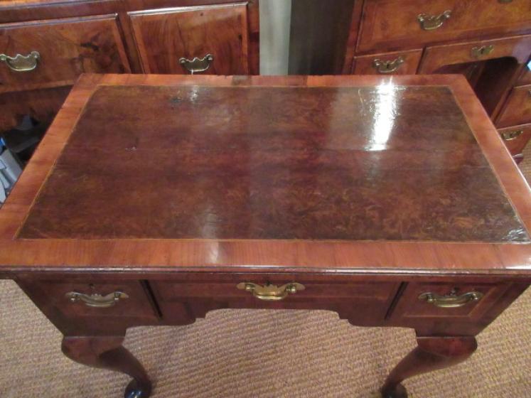 Fine George II Period Burr Yew Inlaid Lowboy - Image 2
