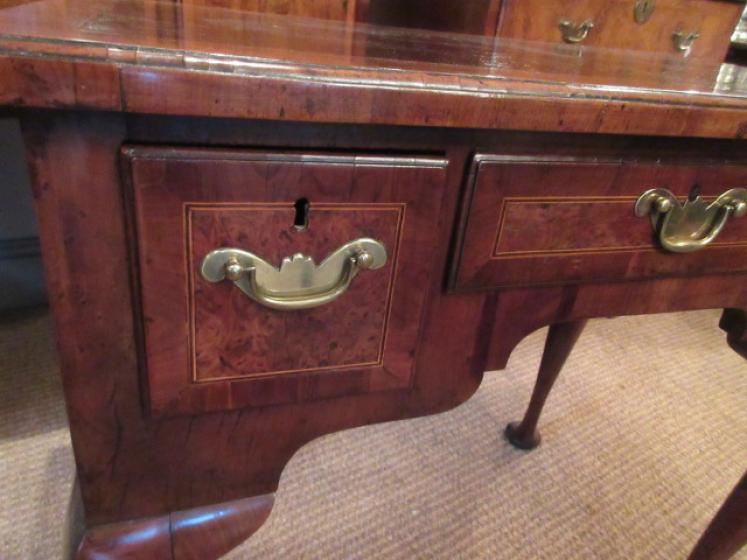 Fine George II Period Burr Yew Inlaid Lowboy - Image 3
