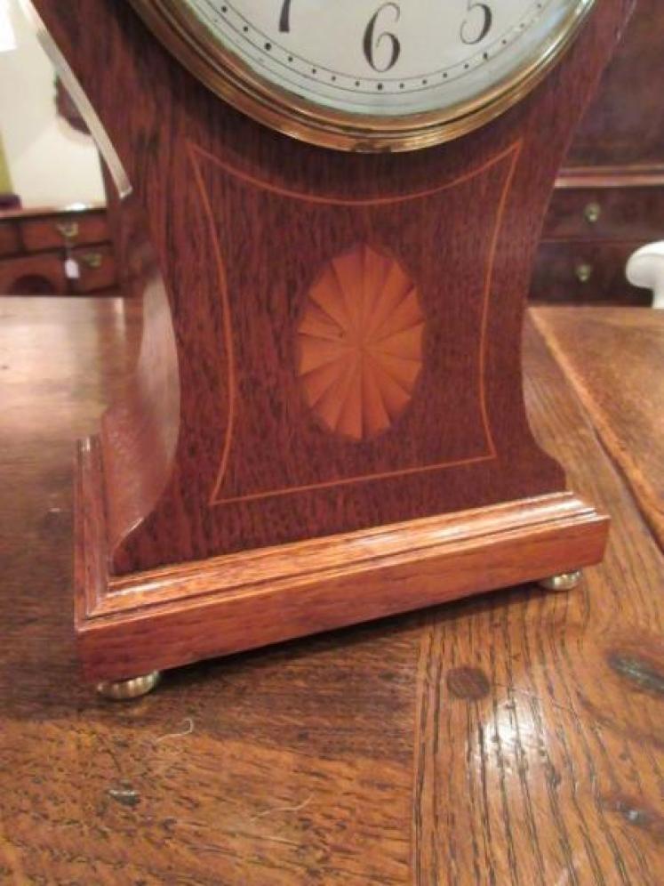 High Quality Victorian Inlaid Striking Mantel Clock - Image 3