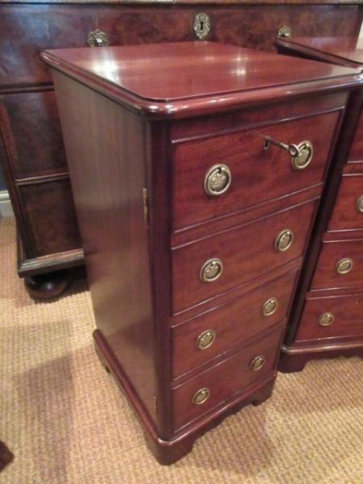 Pair of Mid Victorian Mahogany Bedside Cabinets - Image 3