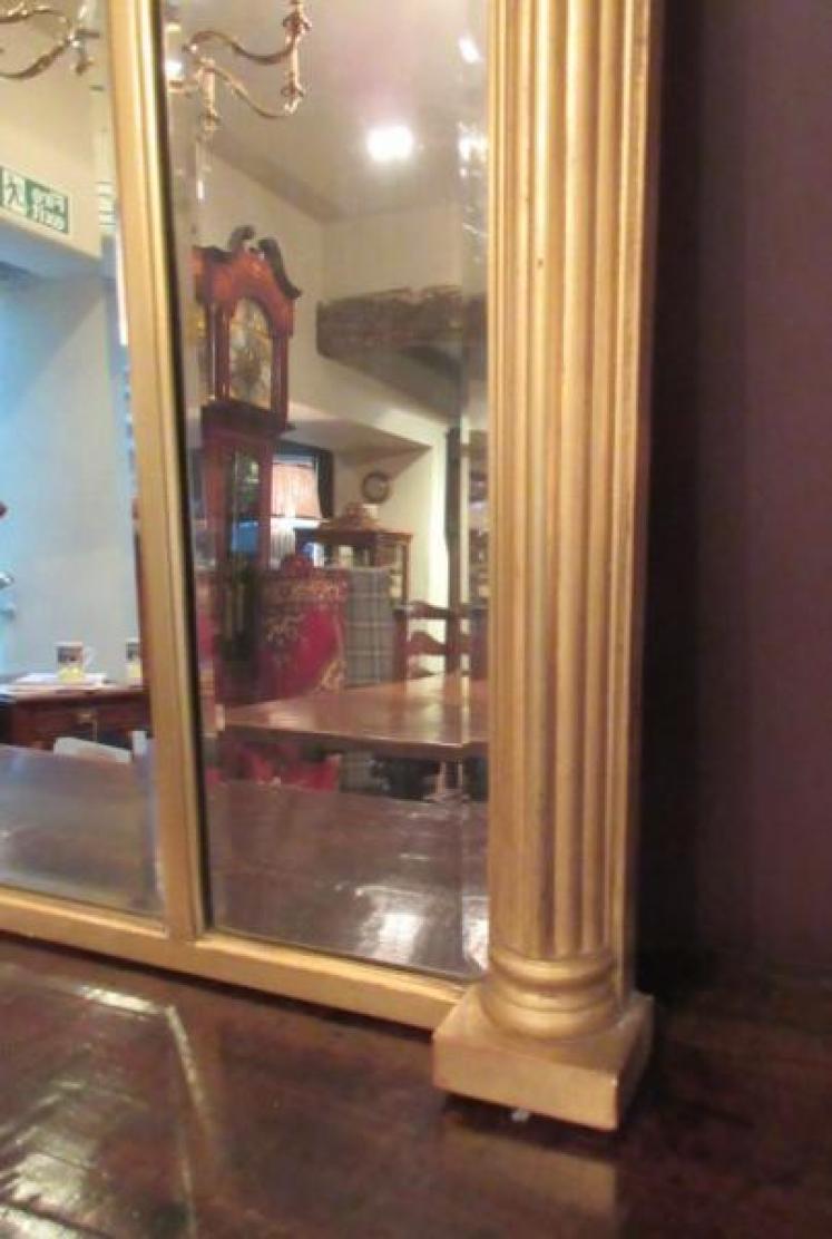 Regency Period Timber & Plaster Gilt Over Mantle Mirror - Image 4
